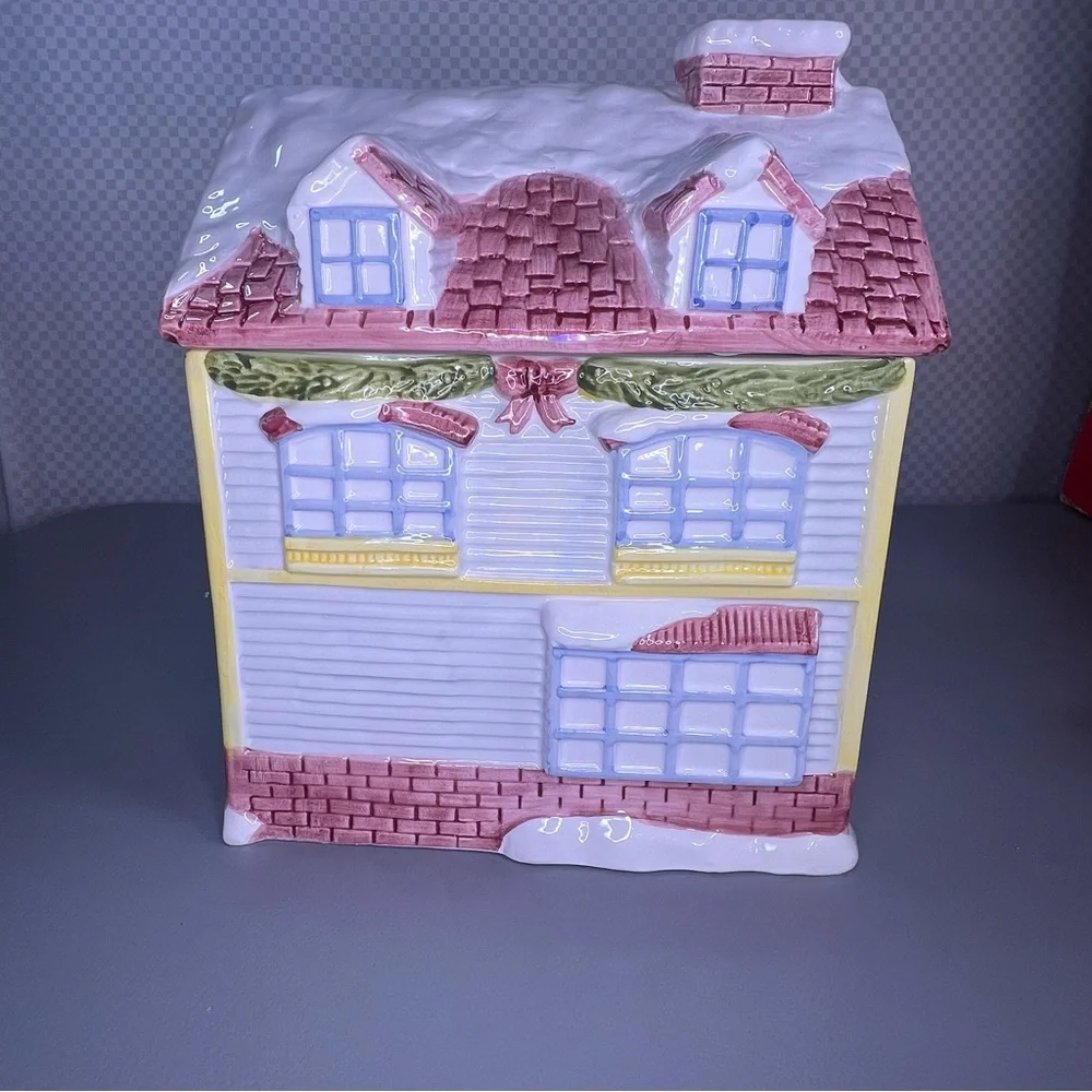Earthenware christmas village