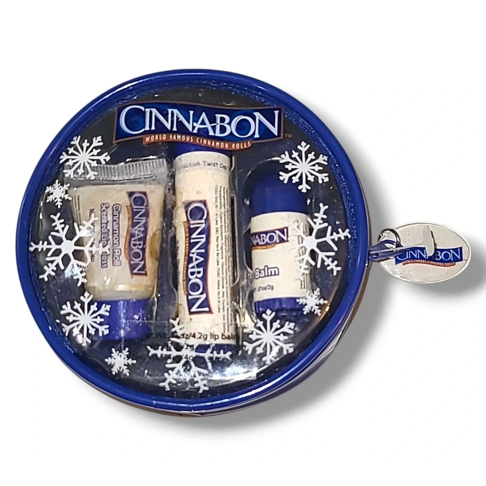 Vintage 2005 Cinnabon Lip Gloss Set NOS Sealed Y2K Collectible Cosmetics