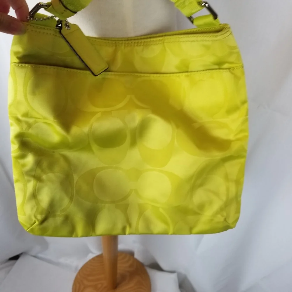 Coach lime green