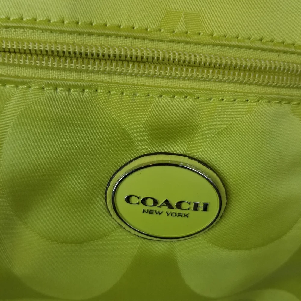 Coach lime green