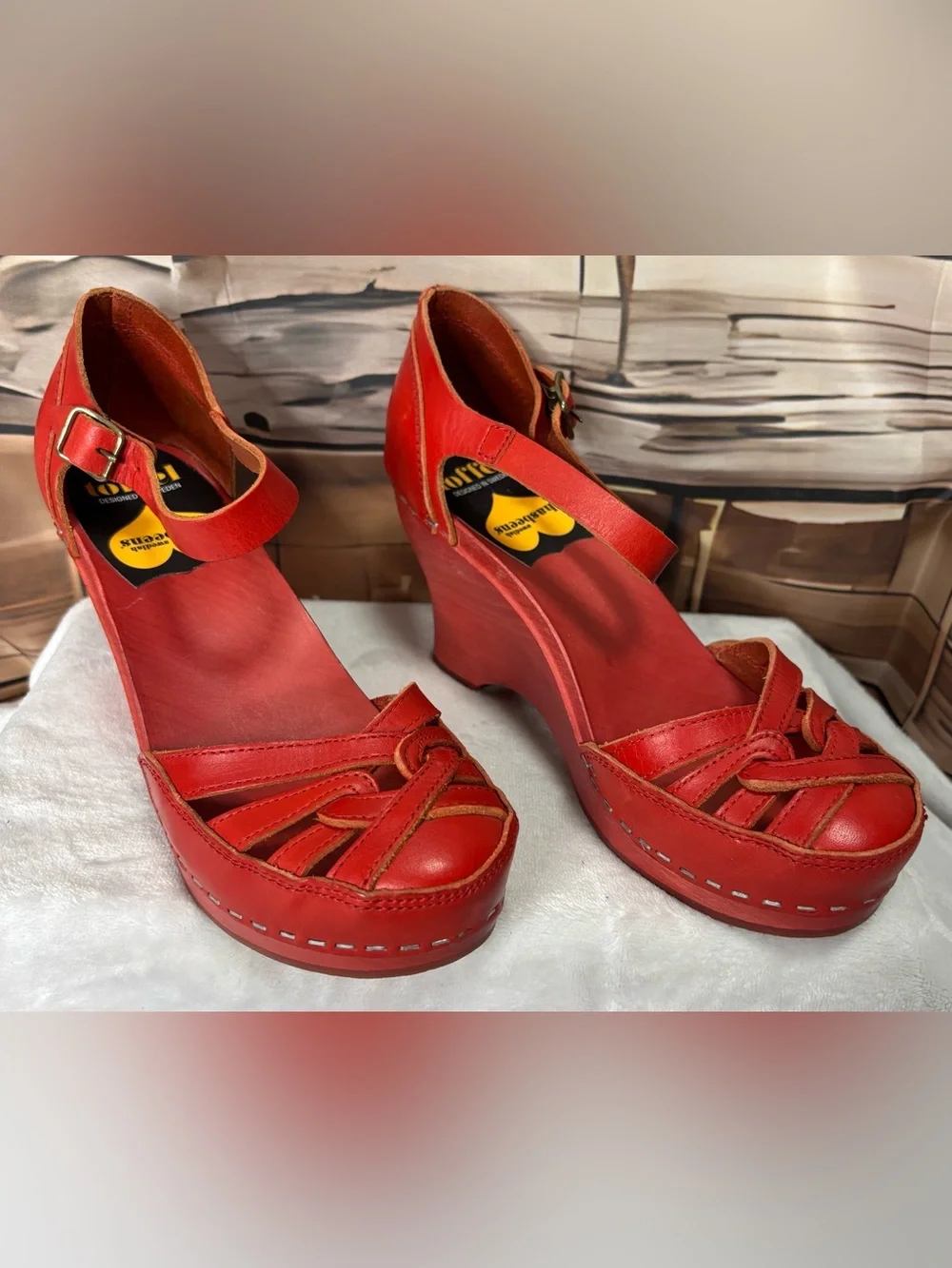 Toffel stylish red
