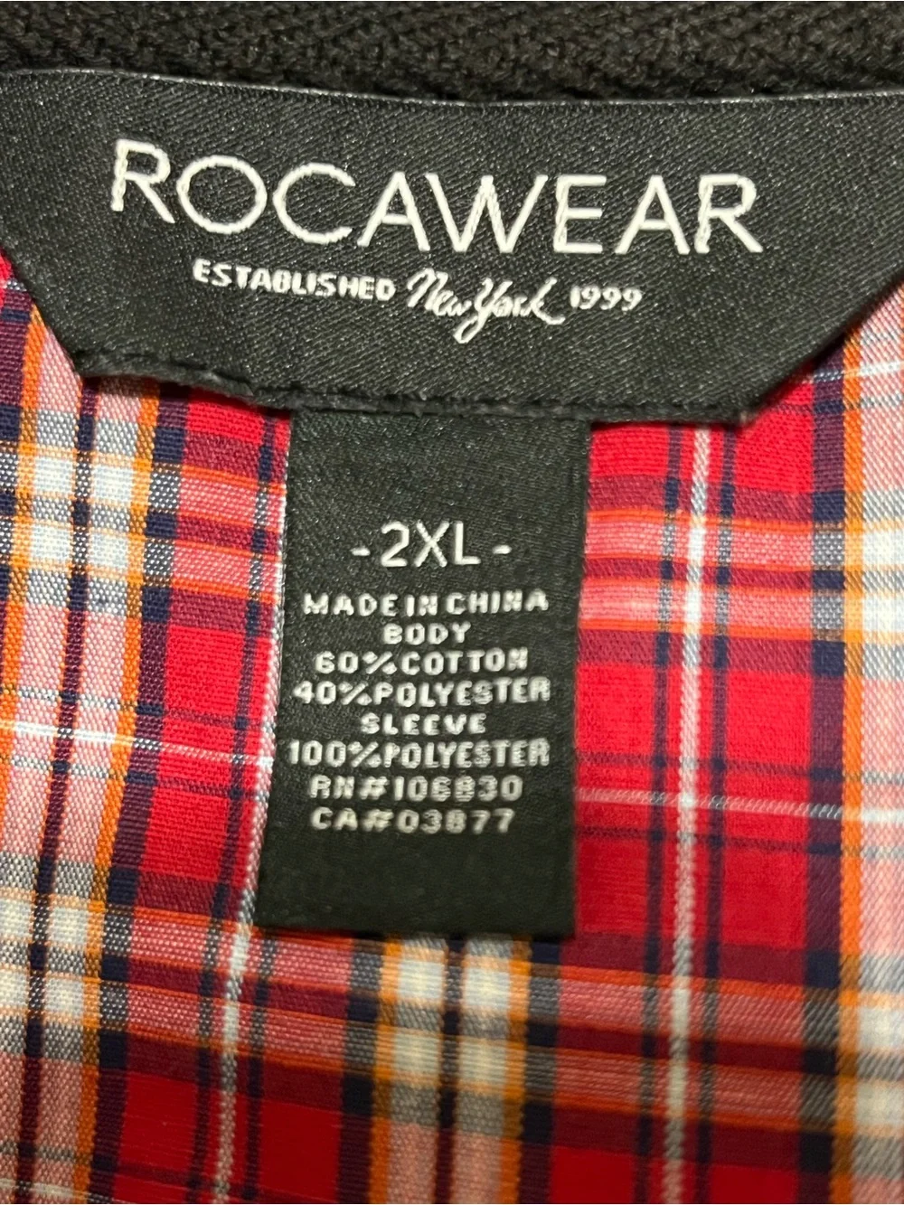 Rocawear nape size