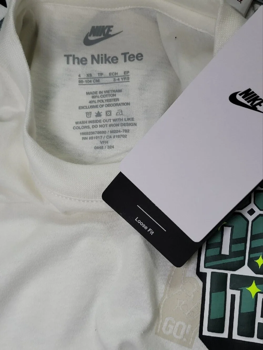 Nike white short