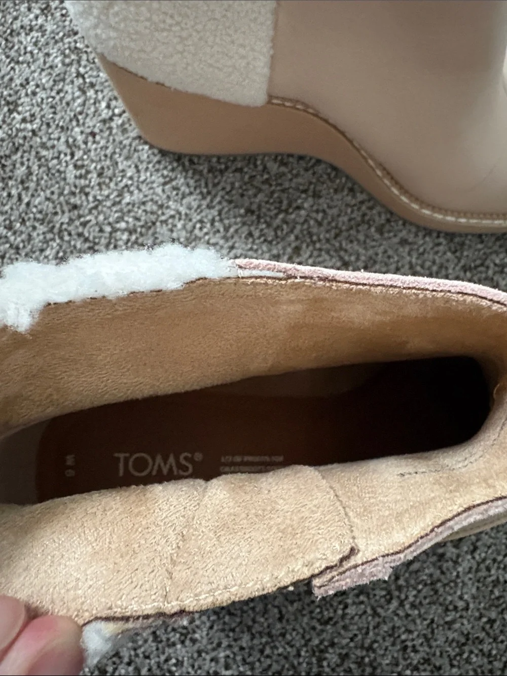 Toms wedge ankle