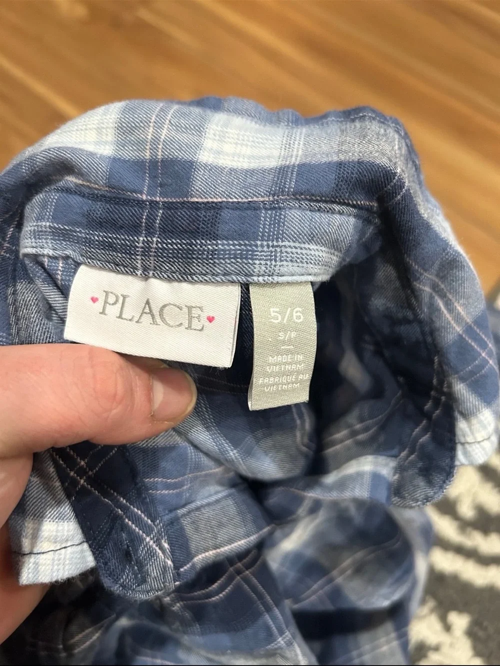 The Childrens Place soft plaid