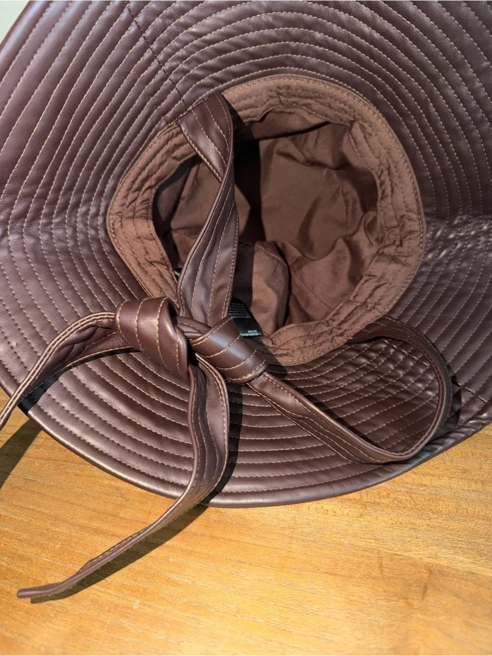 Anthropologie chocolate finish
