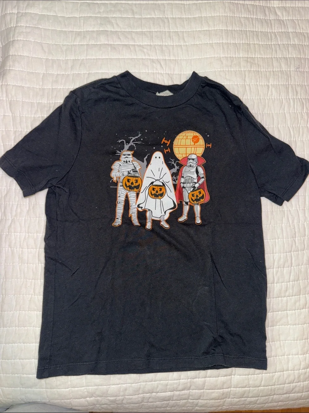 Star Wars x GAP Black Halloween Trick-or-Treat Tee Size Youth Small
