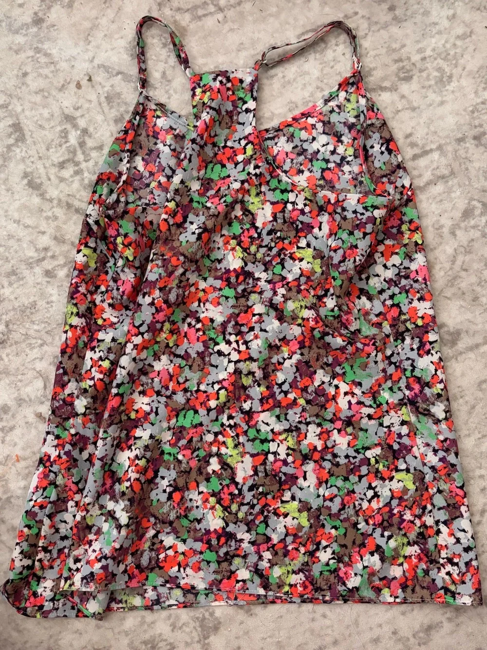 J. Crew slim floral racerback