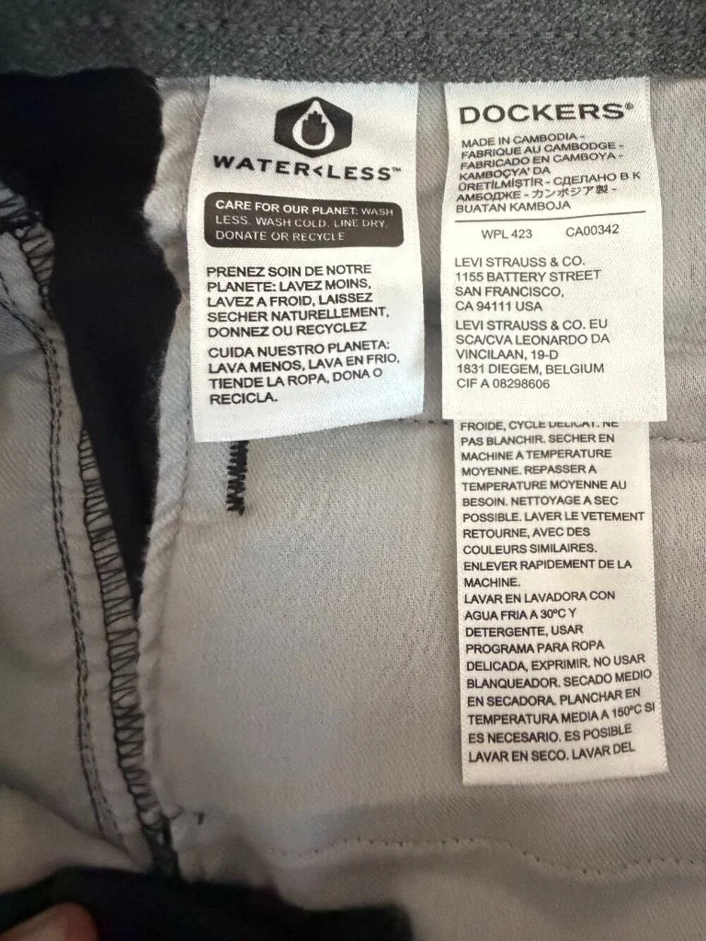 Dockers pants gently