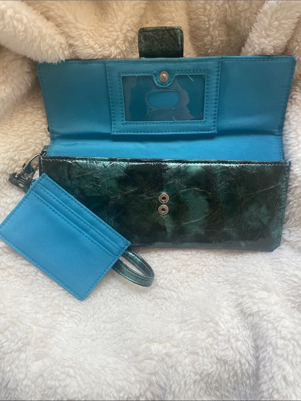 Poppie Jones compact wristlet