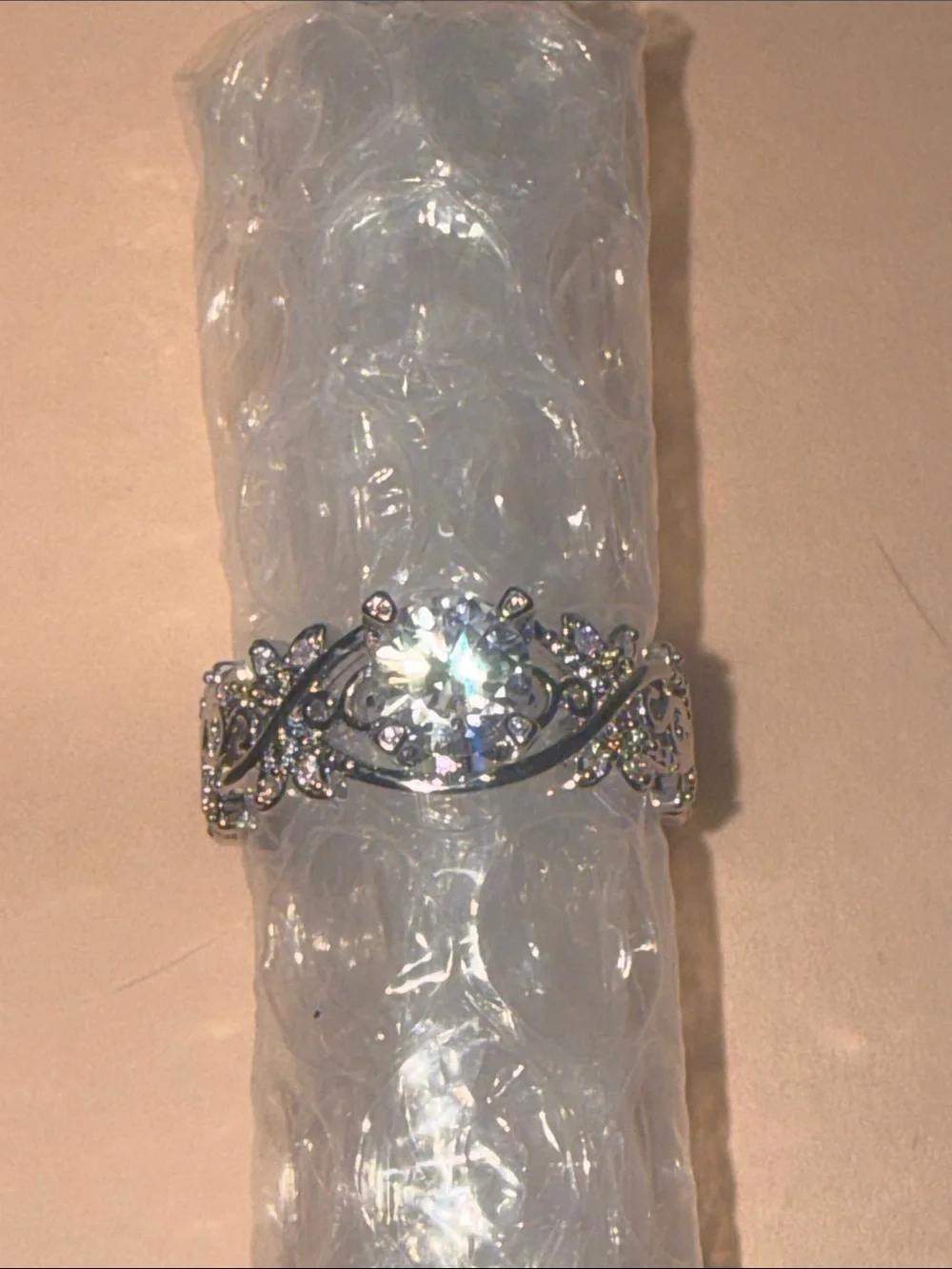 Moissanite certificate tarnish fine