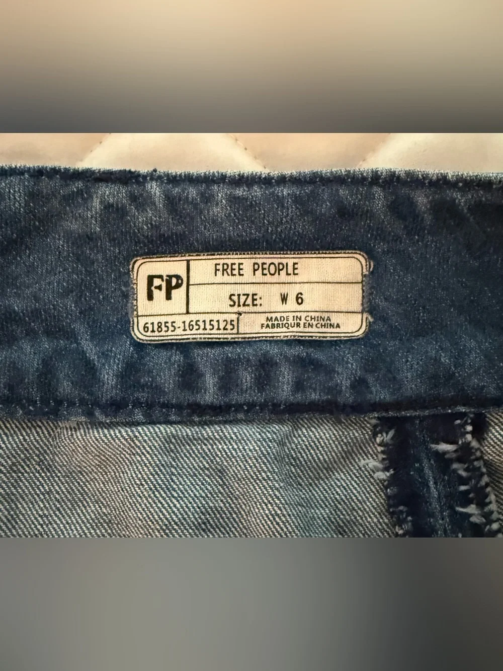 Free People washable classic