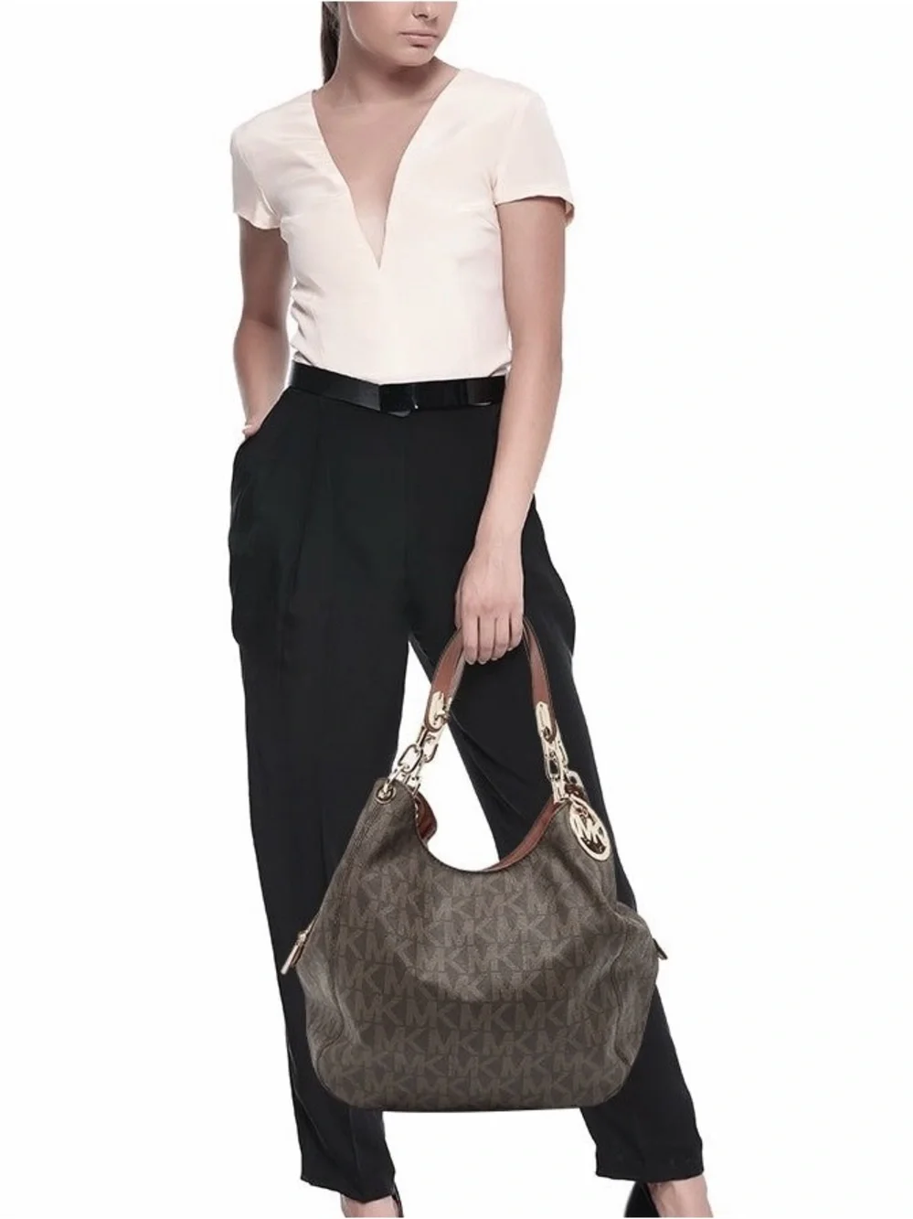 Michael Kors handbag mk tone