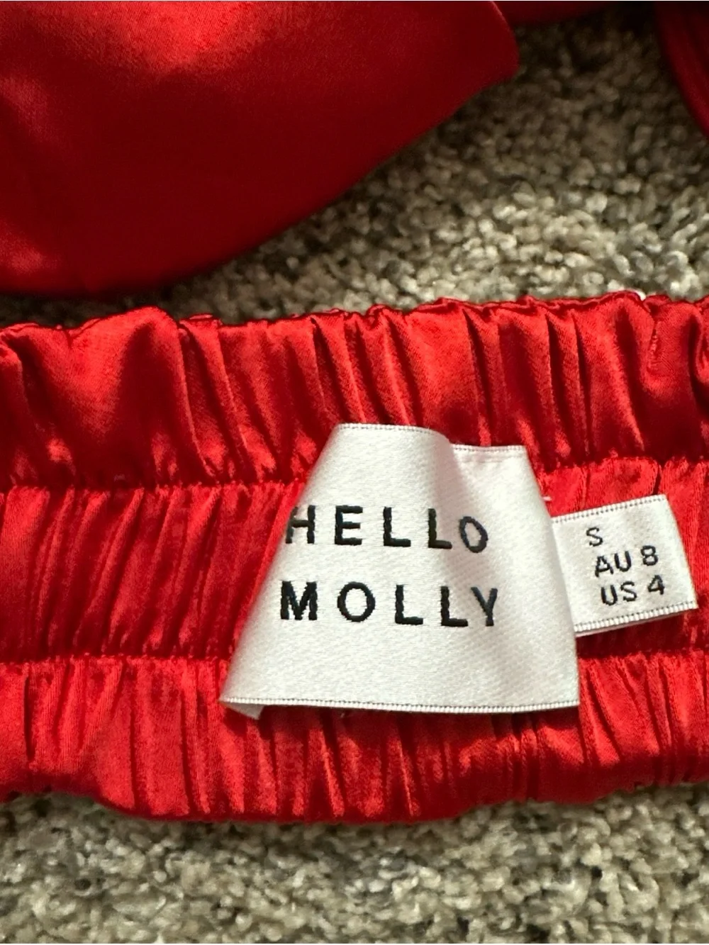 Hello Molly silky red