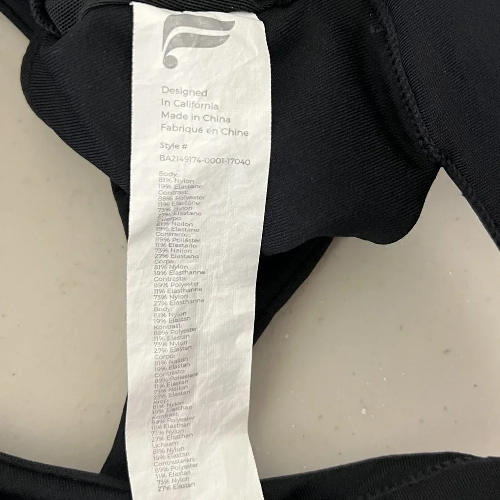 Fabletics strappy sports bra