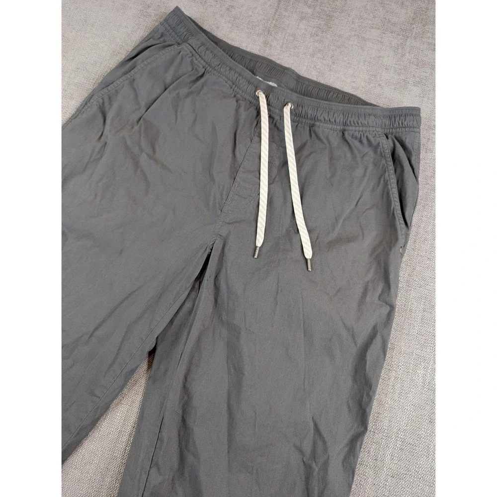 Vuori Pants Mens L Gray Kore Everyday Lined Athleisure Casual Straight Office