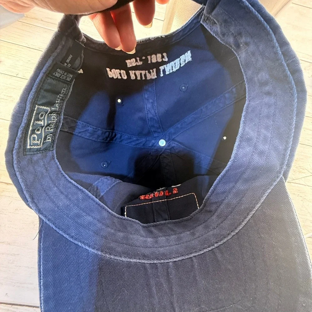 Polo Ralph Lauren embroidered hat prominent