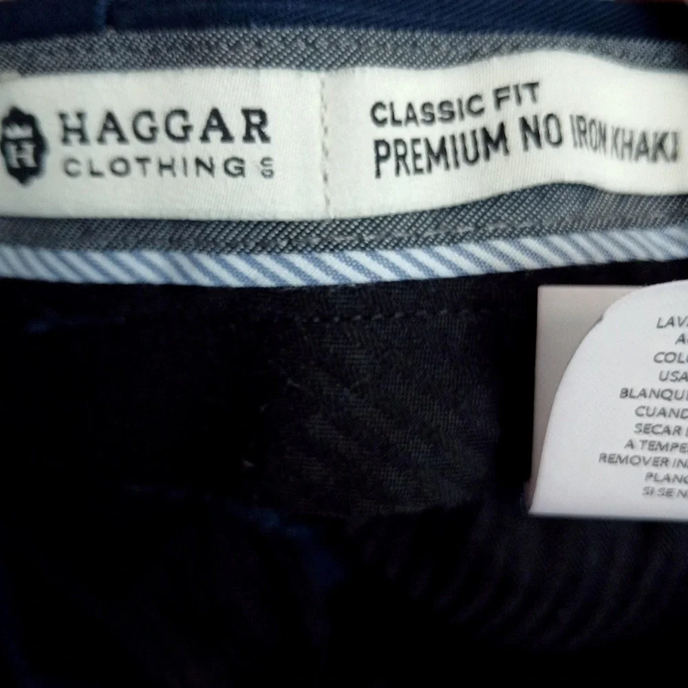 Haggar wrinkle zipper