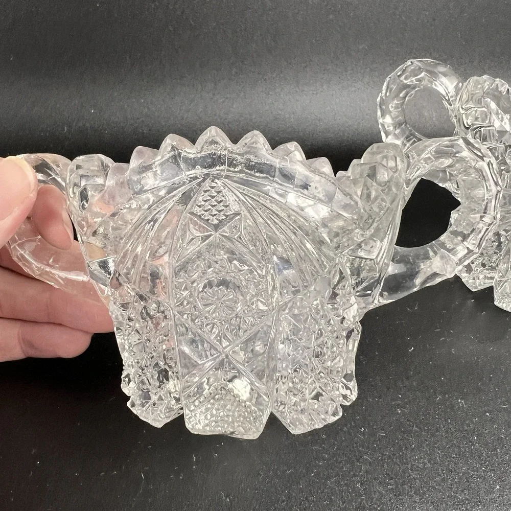 Imperial Glass Company sugar set