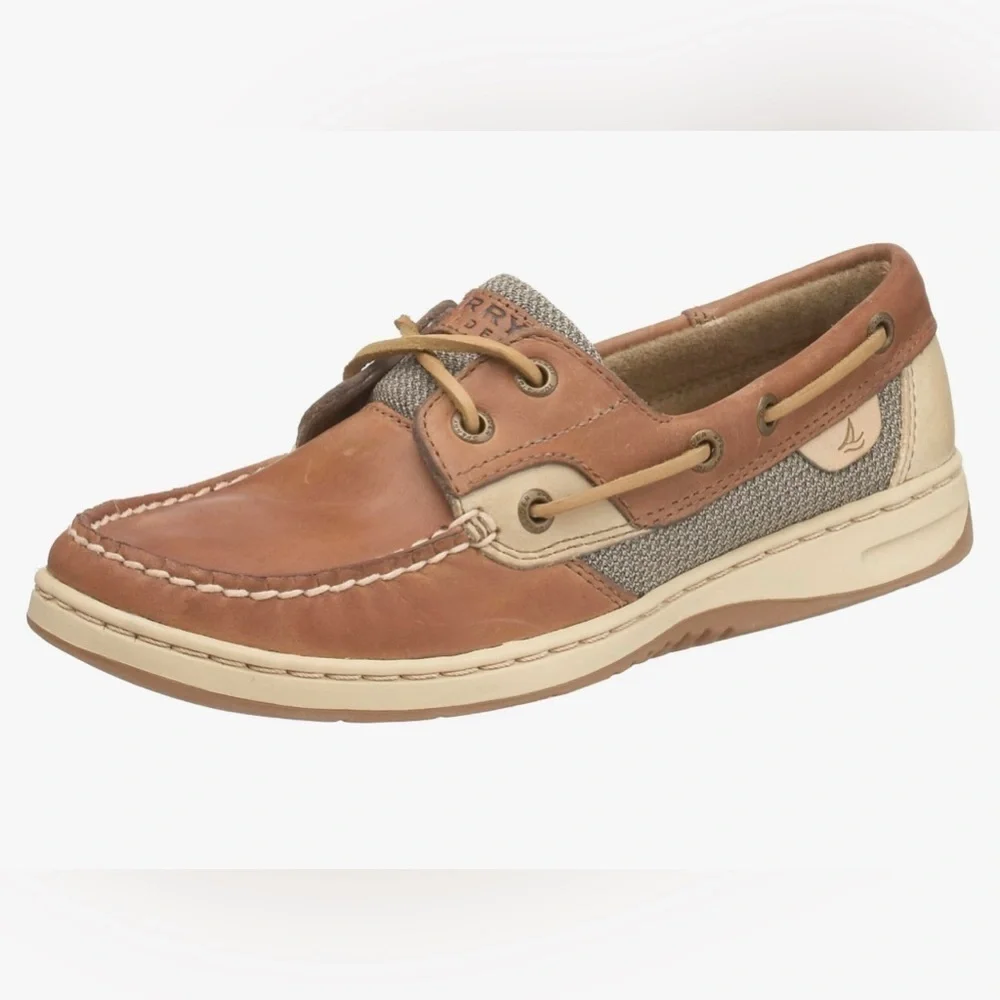 Sperry Women’s Tan Bluefish Boat Shoe.  Sz 6.5