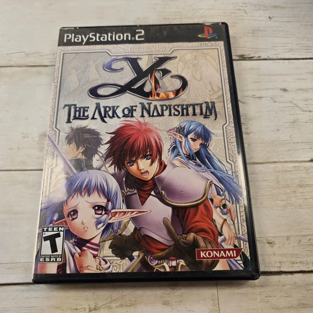 Ys VI The Ark of Napishtim Sony PlayStation 2 PS2 Konami CIB Complete Action RPG