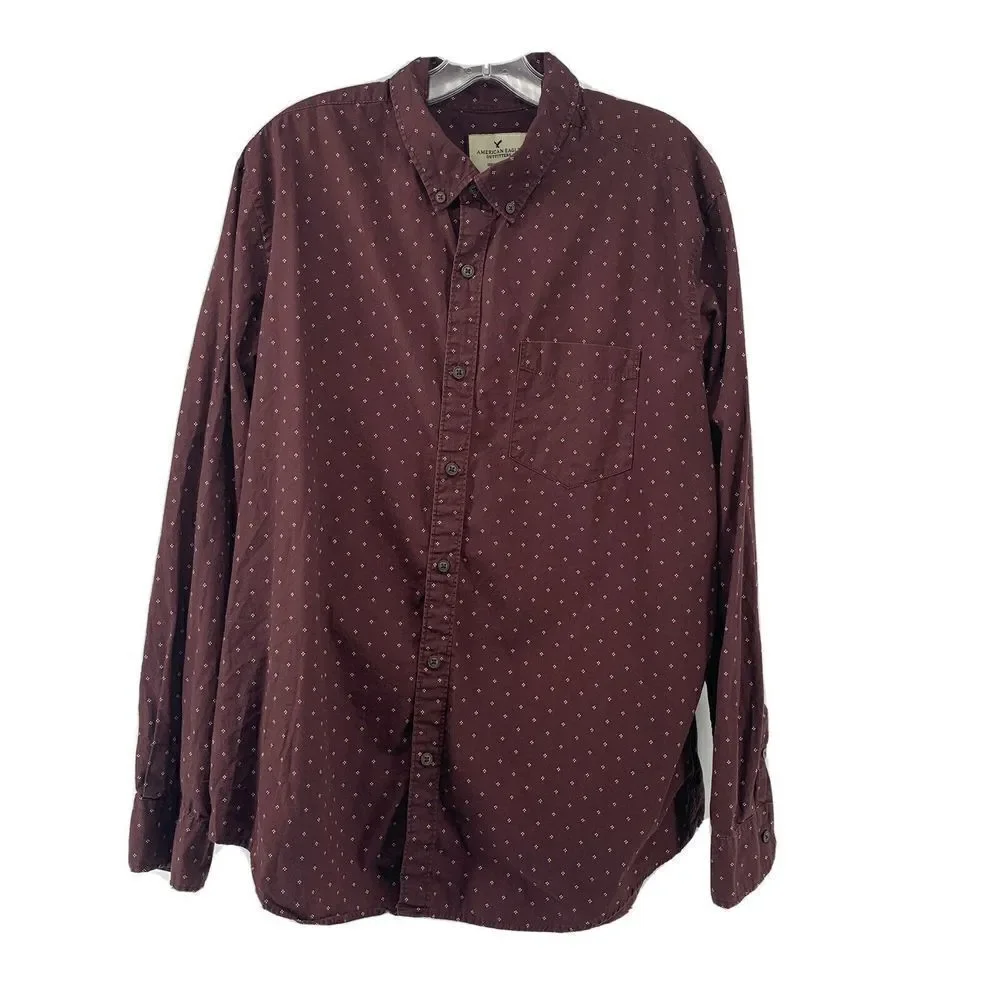 American Eagle Seriously Soft Button Up XL