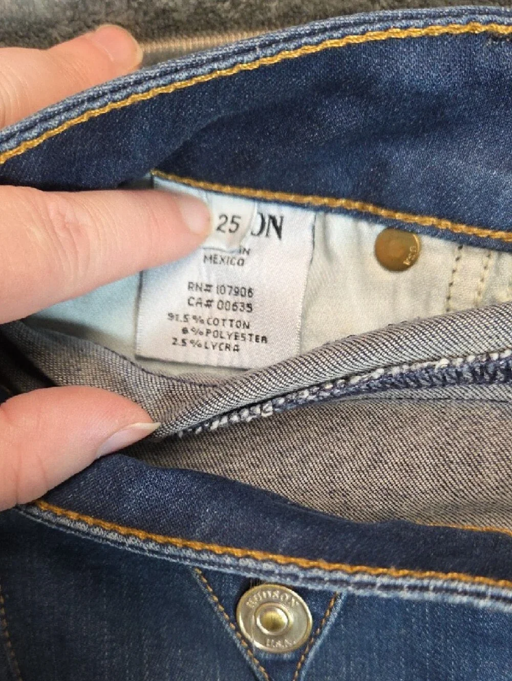 Hudson Jeans pocket hudson clean