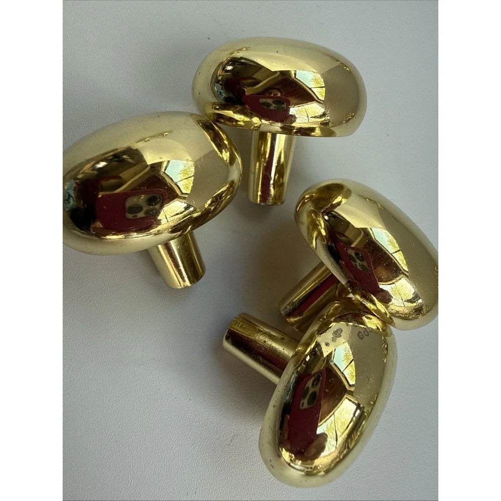 Keeler Brass KBC #43834 cabinet knobs pulls, set of 4- rare vintage
