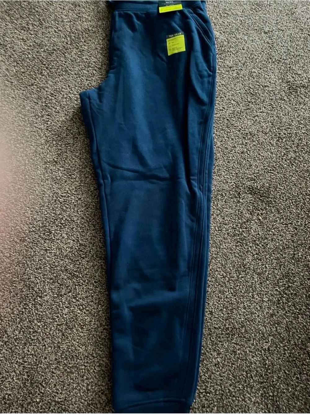 Men's Navy Blue Tek Gear Athletic Jogger Pants
