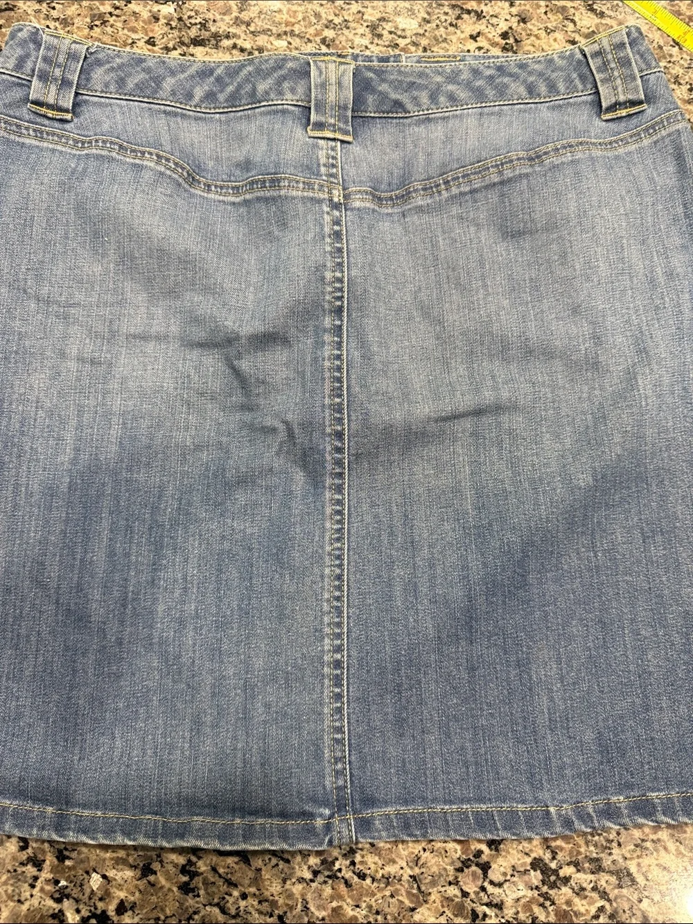 Talbots front topstitching clean