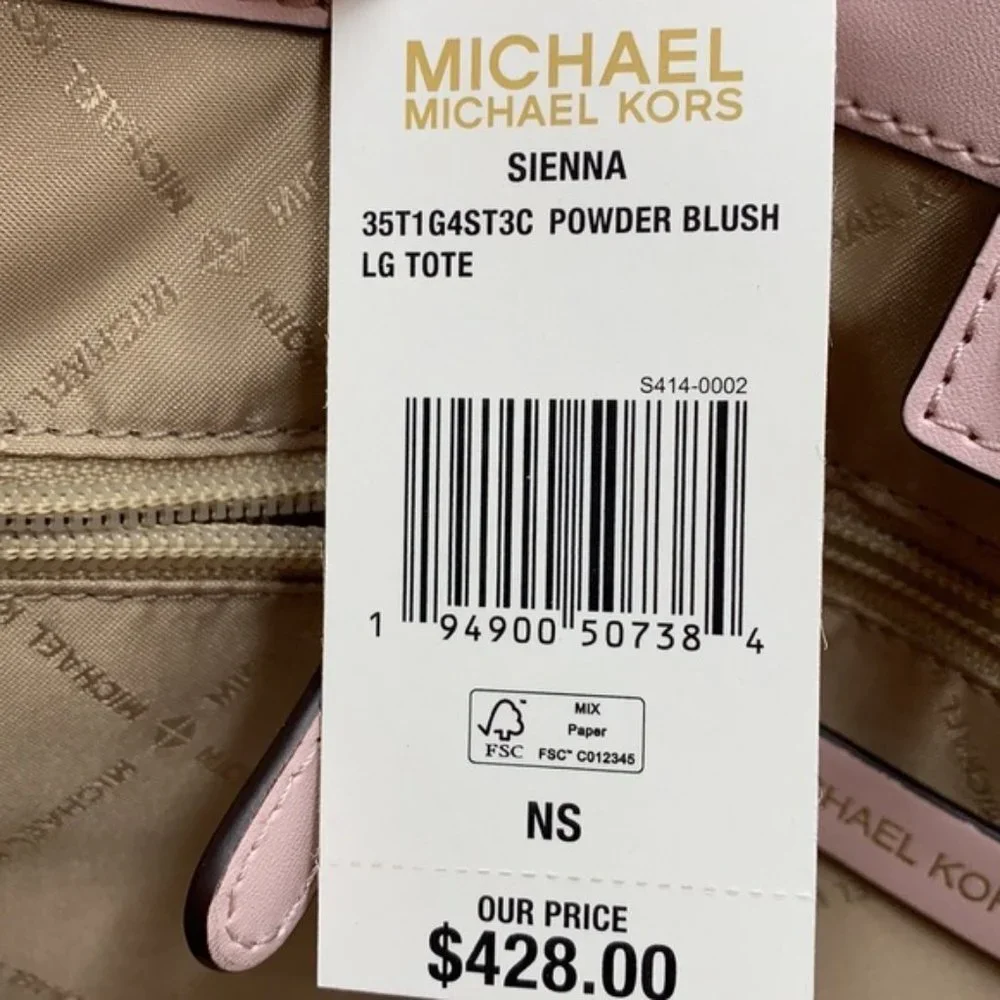 Michael Kors zip lettering