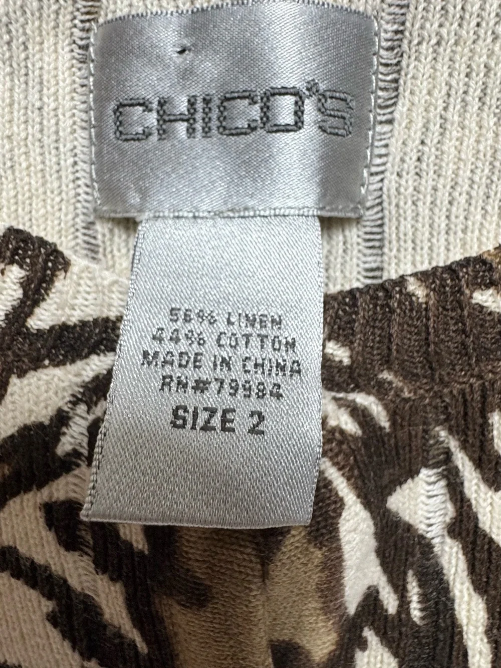 Chicos great or stains