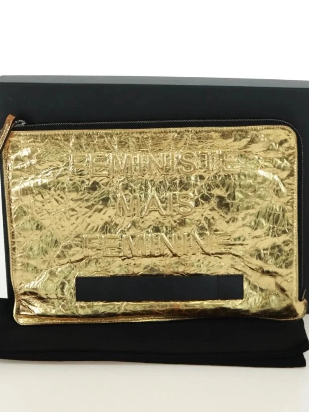 CHANEL color	gold outside	surface：slight h25cm