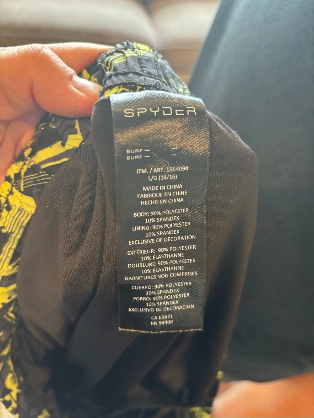 Spyder eye fit