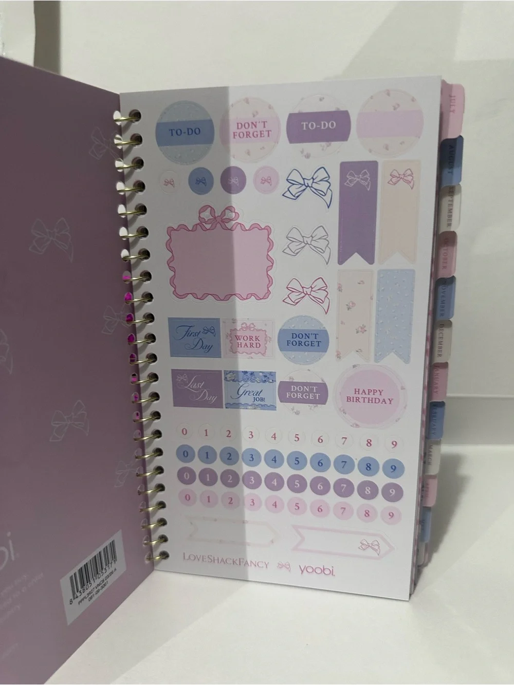 LoveShackFancy yoobi planner