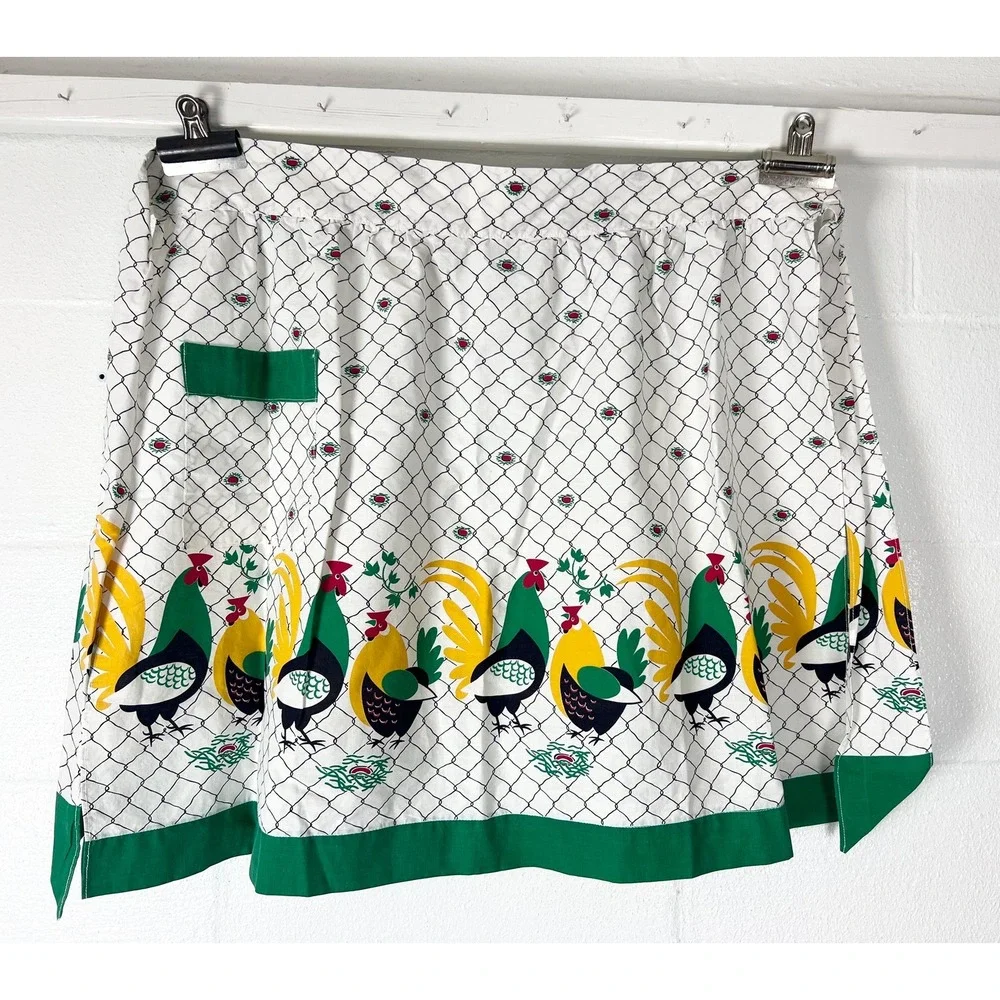 Handmade chicken apron colorful