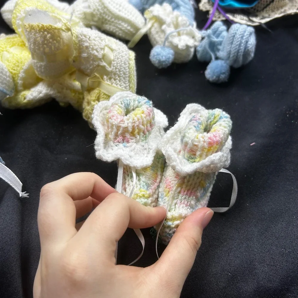 Handmade crochet knit