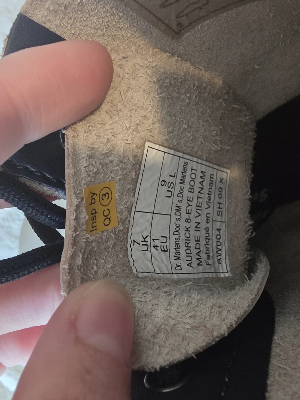 Dr. Martens worn only