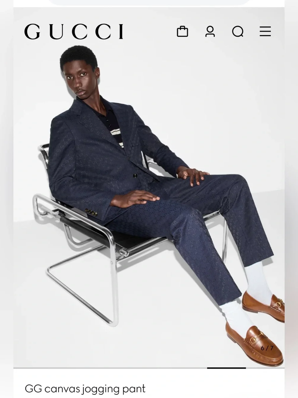Gucci gg suit