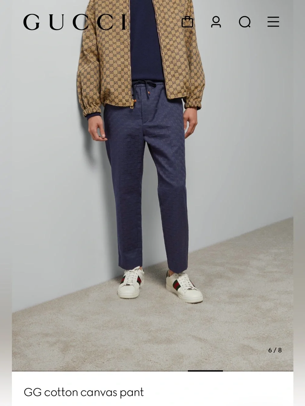 Gucci gg suit