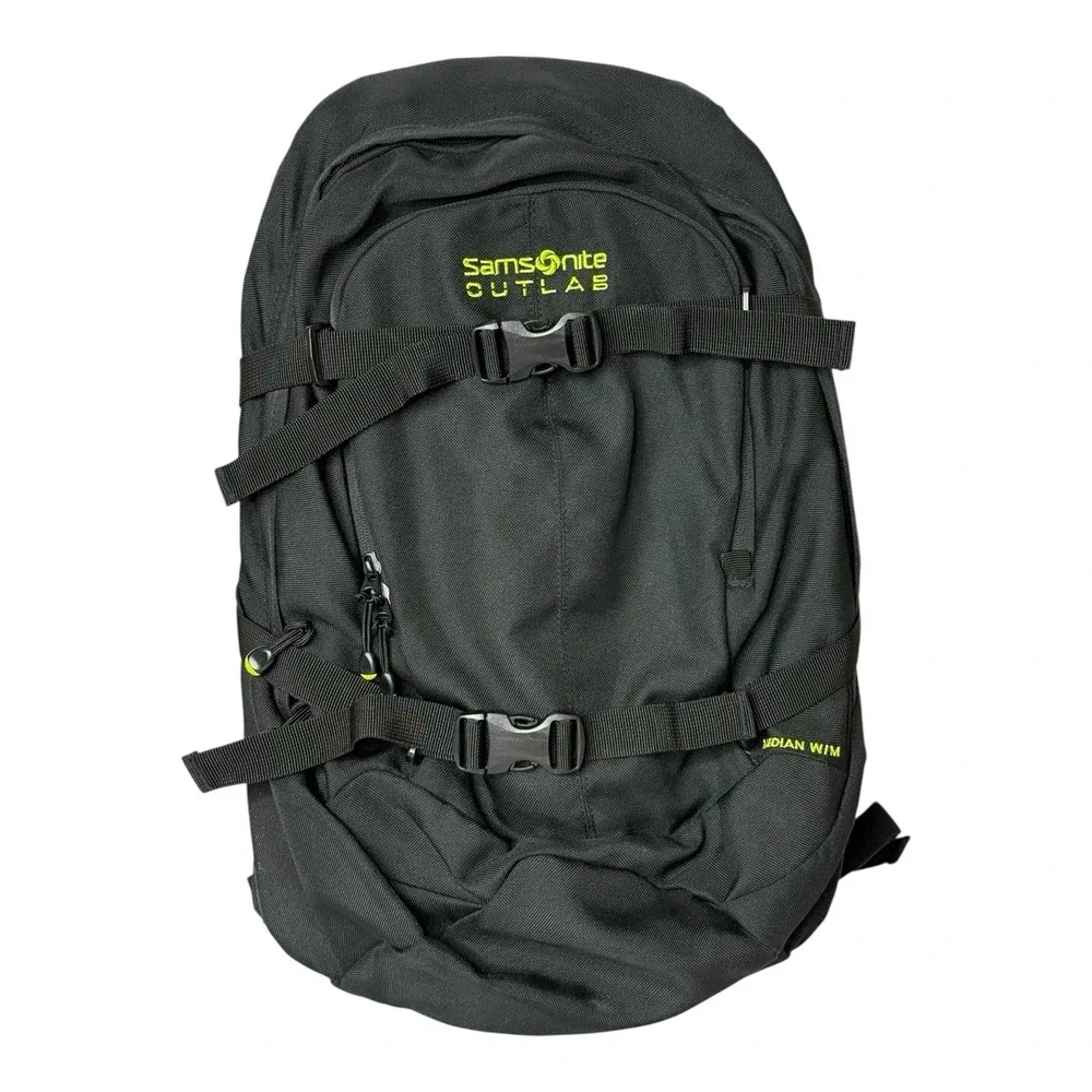 Samsonite Outlab Black Laptop Backpack‎ Multiple Pockets Adjustable