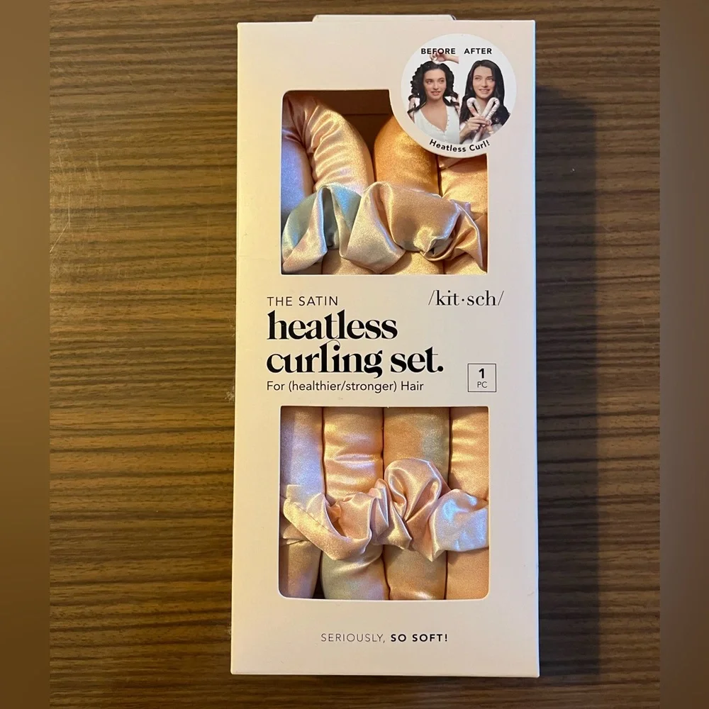 NIB Kitsch heatless curler set