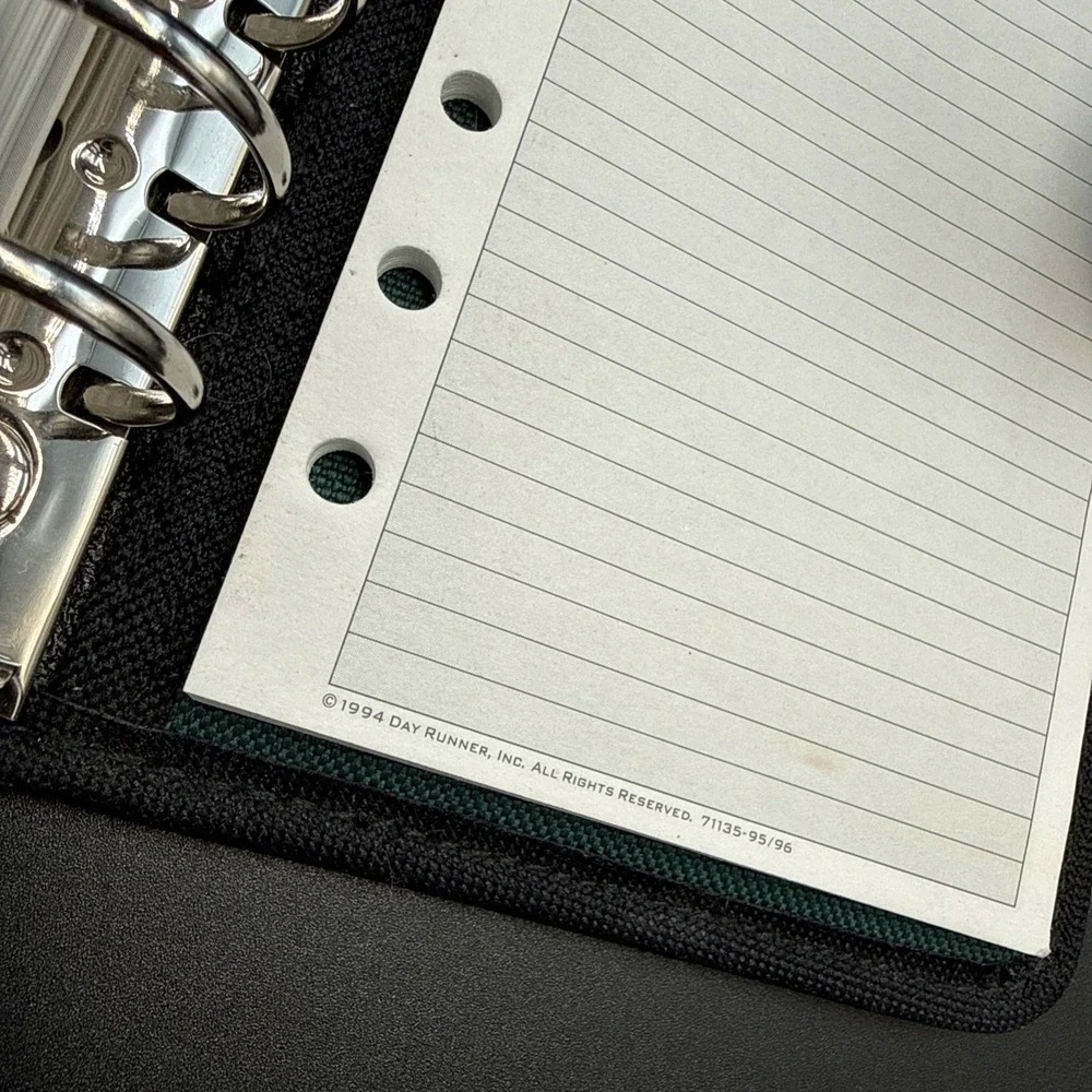 DayRunner includes inserts