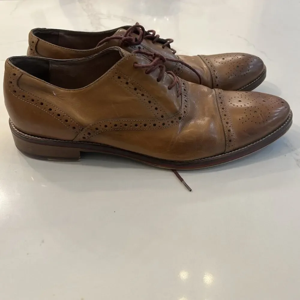 Johnston & Murphy captoe preowned damage
