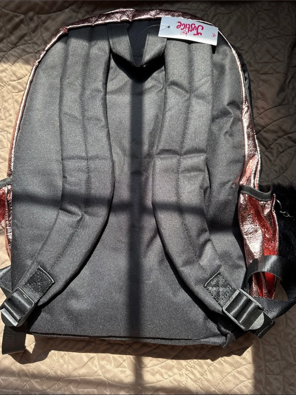 Justice plaque fur backpack
