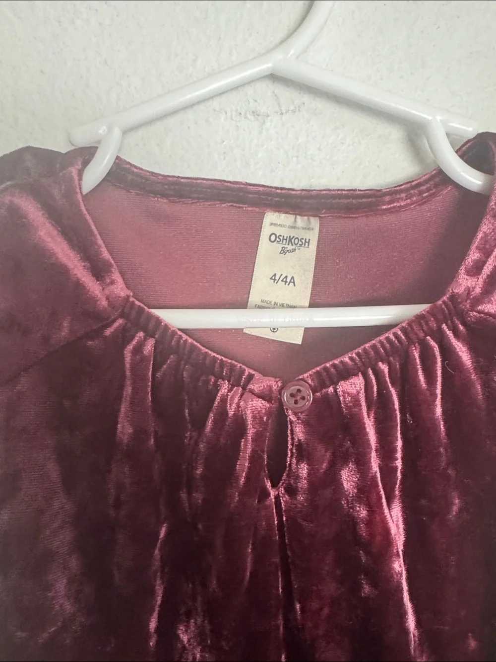 OshKosh Bgosh luxurious velvet