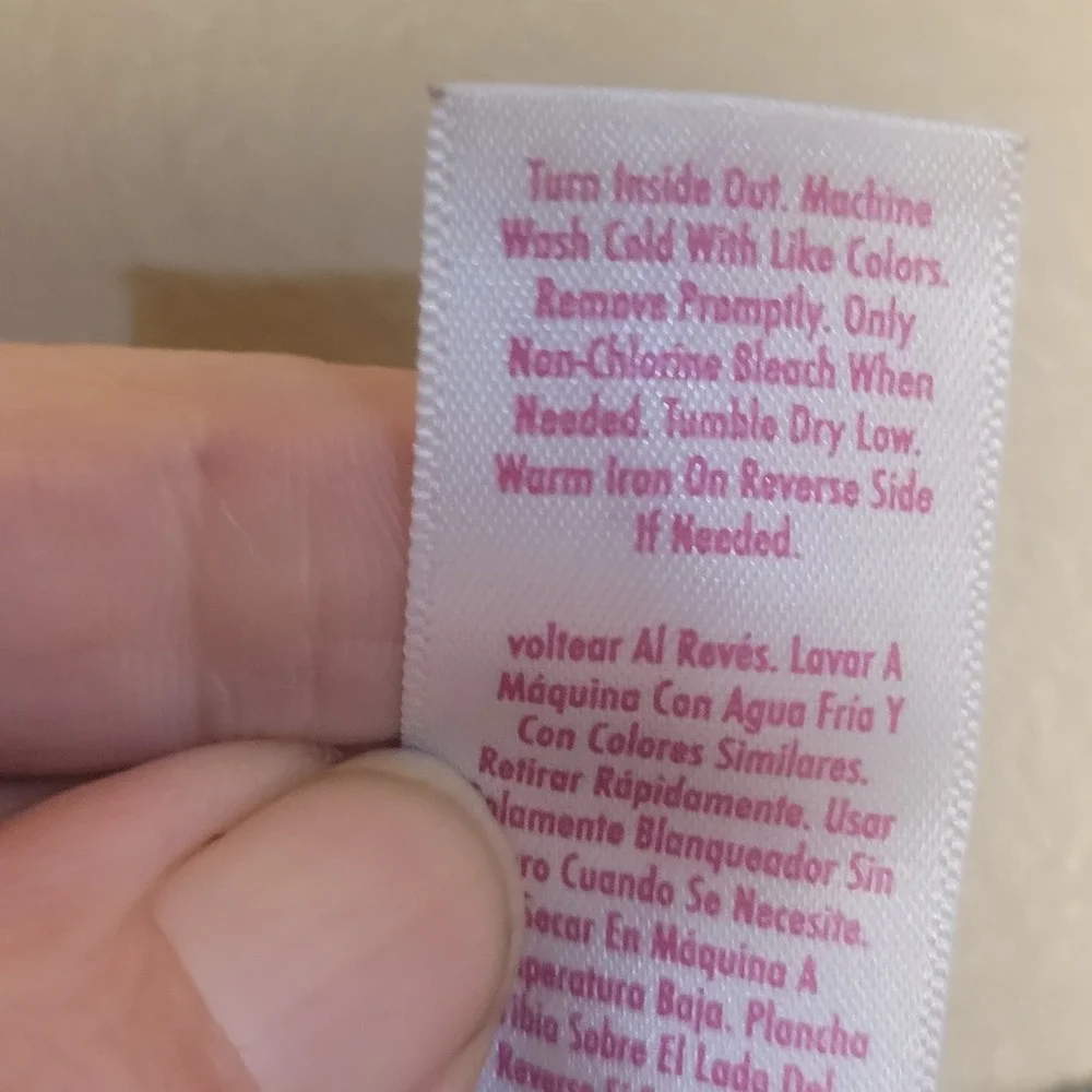 Justice fabric unknown