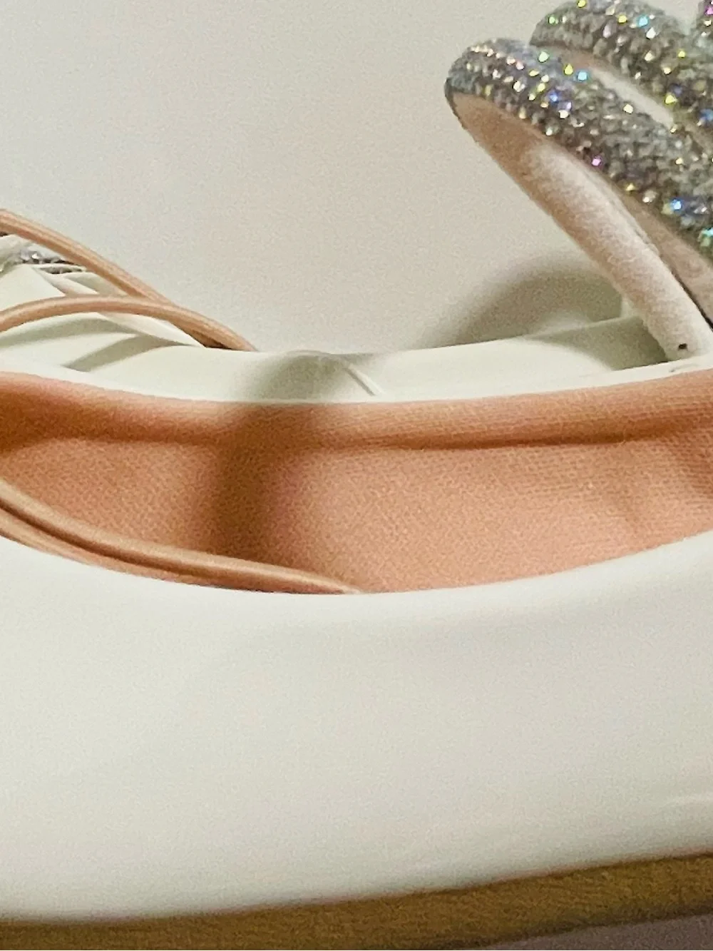 Link strap peach bow