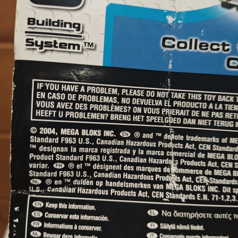 Mega Bloks product very