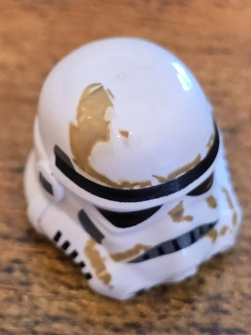LEGO Star Wars - Minifig, Headgear Helmet Stormtrooper, 2 Chin Holes - Dirty